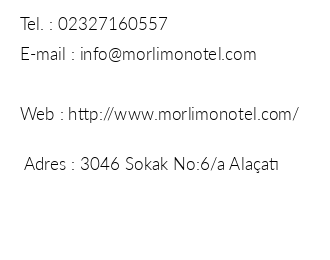 Morlimon Otel iletiim bilgileri